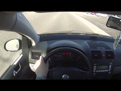 2007 Volkswagen Rabbit 2.5 5-spd POV Test Drive (GoPro Hero3)