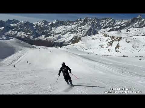 Skiing Zermatt to Cervinia IKON PASS 