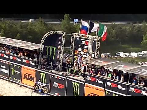 podium de romain febvre  mxgp
