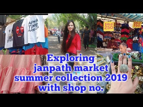 Janpath market Delhi summer collection 2019 | Exploring & shopping
