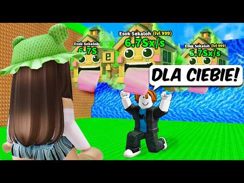 NAJBOGATSZY WIDZ dał mi NAJLEPSZE BRAINROTY w Escape Tsunami for Brainrots!