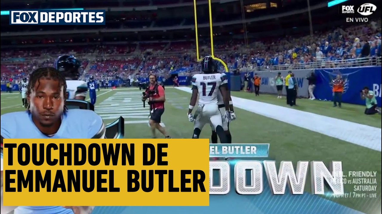 😎💥 TOUCHDOWN DE EMMANUEL BUTLER | Dallas Renegades 7-3 St. Louis Battlehawks | UFL 2026