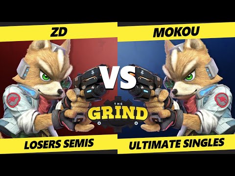 The Grind 216 Losers Semis - ZD (Fox) Vs. Mokou (Fox) Smash Ultimate - SSBU