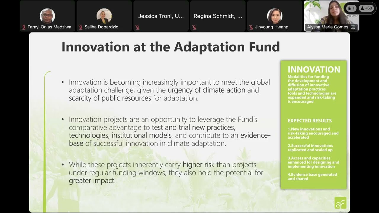 AF Webinar  Unlocking Adaptation Innovation