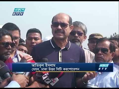 সুতিভোলা খালের উপর অবৈধ স্থাপনা উচ্ছেদ করেন মেয়র আতিক