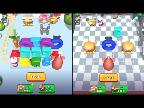 Merge Alphabet Food Battle - Merge Alphabet Lore A-Z Letter Fight Gameplay
