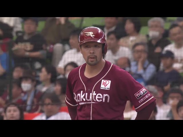 【3回表】勝ち越しタイムリーヒット!! イーグルス・阿部寿樹 右中間へ貴重な一打を放つ!!  2024年4月20日 埼玉西武ライオンズ 対 東北楽天ゴールデンイーグルス