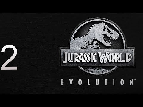 Jurassic World Evolution playthrough pt2 - The 1st Carnivore...OOPS!
