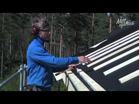 Hur gör snickaren - Montering av bärläkt för tegelpannor