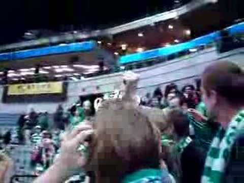 Fans Bohemians with cup for win!!! 14.1. 2007