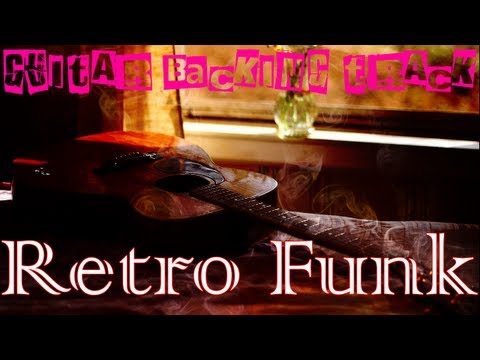Retro Funk Guitar Backing Track (F/Db) | 67 bpm - MegaBackingTracks