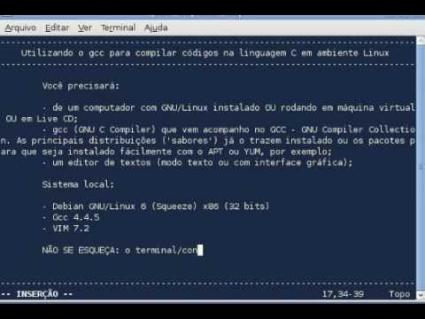 GCC - Compilando códigos em C em ambiente GNU/Linux
