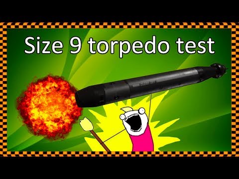 3.6.0 PTU Size 9 torpedo tests - 600i, Hammerhead ...