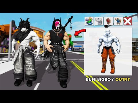OUTFIT BUFF BIG BOY For Halloween (Body, Code & More) In Brookhaven - Roblox