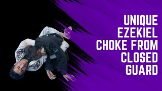 A Fancy & Unique Ezekiel Choke From Closed Guard