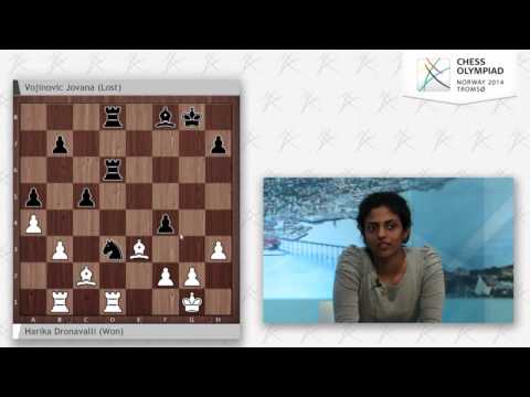 Harika Dronavalli on the Chess Olympiad webcast - Round 4