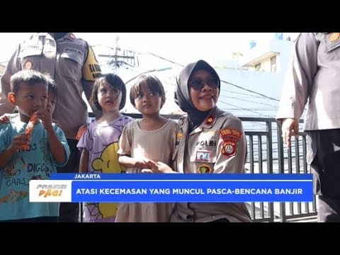 POLRES METRO JAKTIM TRAUMA HEALING ANAK ANAK TERDAMPAK BANJIR