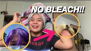 Remove Purple Hair Dye - WITHOUT BLEACH - Go Blonde!