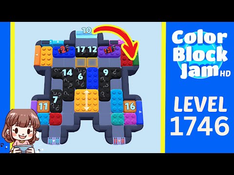 Color Block Jam Level 847 (1746) Solution Walkthrough