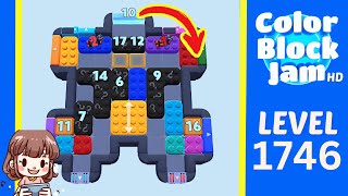 Solution du Niveau 1746 de Color Block Jam
