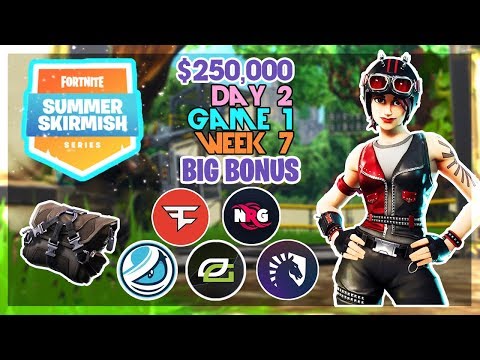 $250,000 🥊Big Bonus Summer Skirmish🥊 Week 7 Day 2/Game 1 (Fortnite)