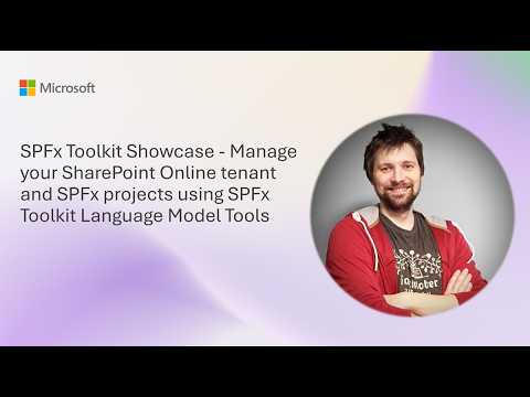 Video thumbnail for Manage your SharePoint Online tenant and SPFx projects using SPFx Toolkit Language Model Tools