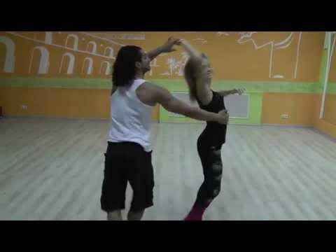 Zouk Class 09.03.15 at Brazuka Dance School - Wakko, Natasha, Mashen'ka, Katia