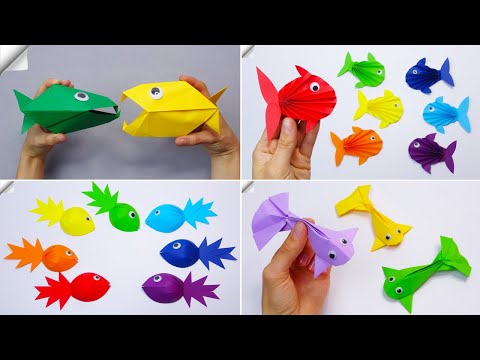 DIY paper crafts Paper Fish