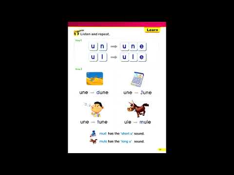 page 65 smart  phonics 3 unit7 long vowel u #smartphonics3