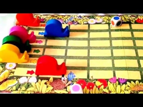 Vintage Retro Snails Race Ravensburger Children's Board Game Demo, Instructions & How To Play