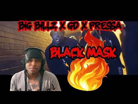Big Billz x GD x Pressa - Black Mask (Music Video) REACTION