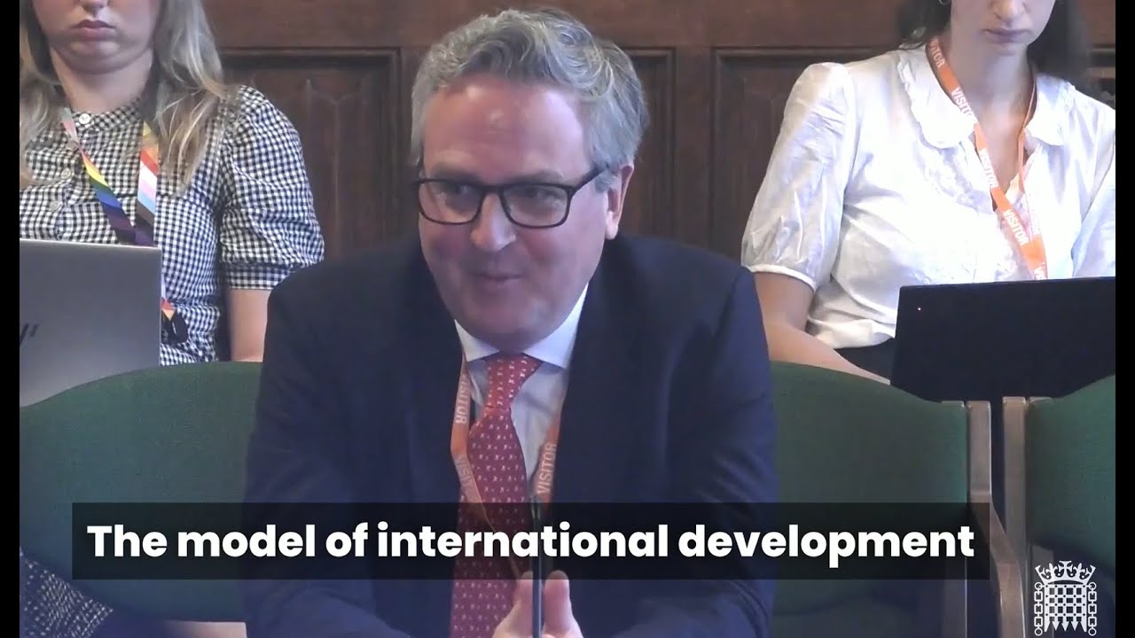 "The model of international development needs to change profoundly" - Nic Hailey