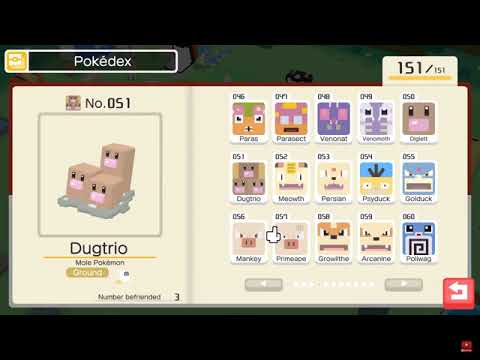 ALL 151 POKÉMON IN POKÉMON QUEST - 100% POKÉDEX COMPLETE! ALL LEGENDARY POKÉMON ALL SHINY POKÉMON