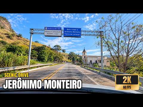 Driving to Jerônimo Monteiro in clear skies after leaving the 9º BPM | ES-482 | Drive POV 01/09/2026
