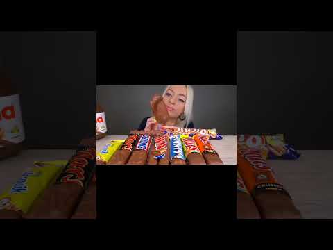 Nutella, 5star,Snickers eating challenge | #food #asmr #eating #mukbang #shorts