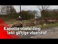 Reparatie van lekkende olieleiding gaat nog even duren