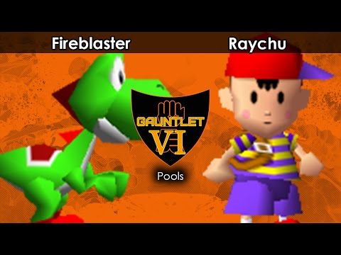 Fireblaster (Yoshi) VS Raychu (Ness) | Gauntlet VI | 64 | Pools