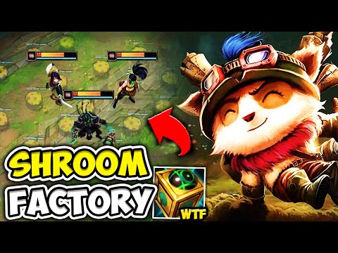 THIS TEEMO BUILD GIVES 65% CDR AT 25 MINUTES! (SHROOMS EVERYWHERE) - League of Legends