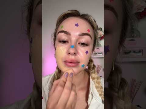 Pimple patches have no rules ⭐️ #makeup #beautyhacks #makeupchallenge #makeuphack #beautymakeup