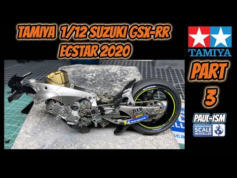 Part 3 - Tamiya 1/12 Suzuki GSX-RR '20 Ecster Video Build