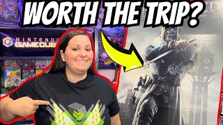 Traveled To New York For This Cardboard Video Game Display…