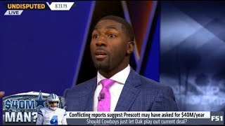 Greg Jennings REACTS TO ''Should Cowboys just let Dak play out current deal?'' | Undisputed