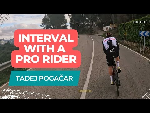 AMATEUR CYCLIST vs TADEJ POGAČAR RIDING UPHILL!!! Tour de France winner pushing some WATTs 🔥