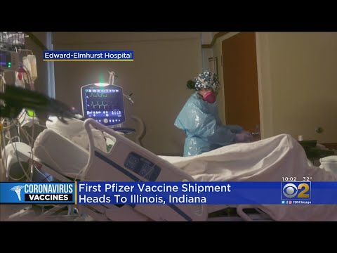 First Pfizer Vaccine Shipment Headed To Illinois, Indiana