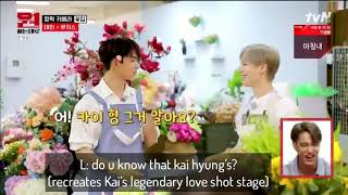 Download lagu [Engsub] Lucas imitated KAI's Legendary Love Shot Stage mp3