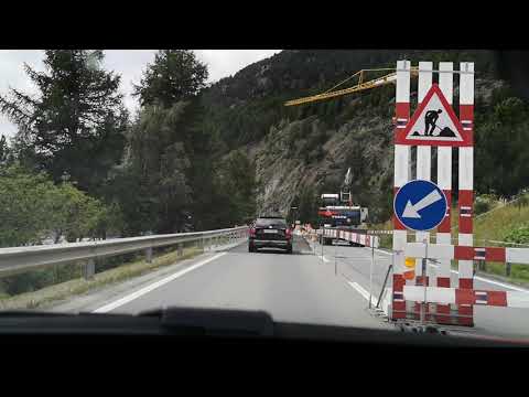 Driving in Switzerland from St. Moritz to Sils im Engadin,  Switzerland 🇨🇭