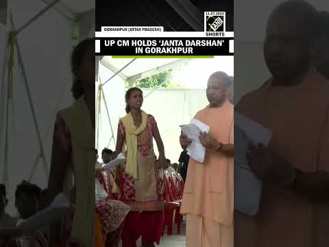 Uttar Pradesh CM Yogi Adityanath holds ‘Janta Darshan’ at Gorakhnath Temple