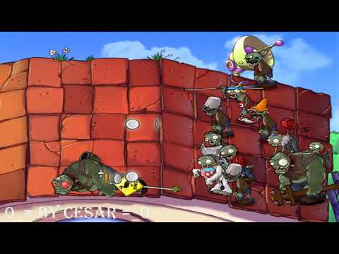 PLANTS VS ZOMBIES POPCAP 100% TEJADO INFINITO 75 MELONPULTA PLANTAS IMITADORAS