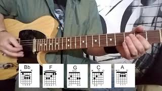 DEAL WITH THE PREACHER GUITAR LESSON - How To Play Deal With The Preacher By Bad Company