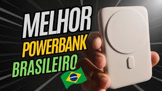 A melhor bateria portátil magnética do Brasil: Geonav MagSafe 10000mAh com suporte embutido!